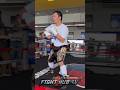 Manny Pacquiao TRAINING for comeback; fires SHARP combos with SLICK footwork!