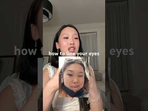 how to line your eyes (asian hooded eyes)