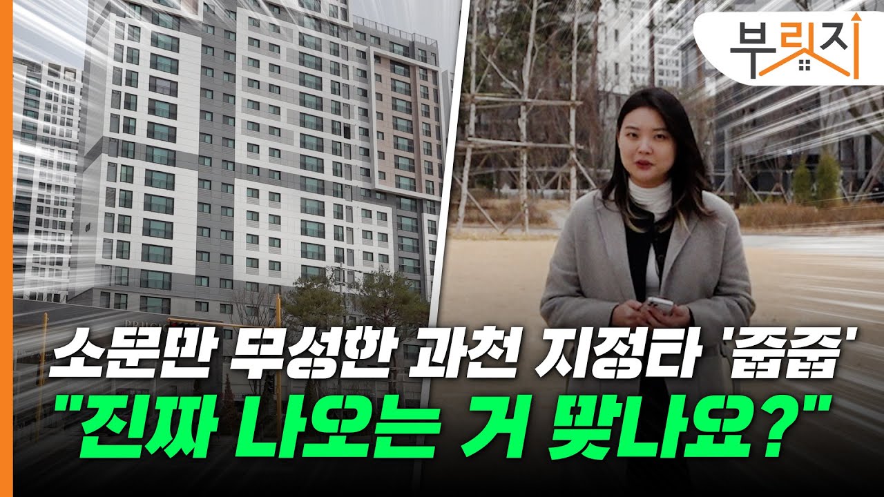 [부릿지PICK]과천 지정타 '8억 로또' 나온다더니…도대체 언제요?