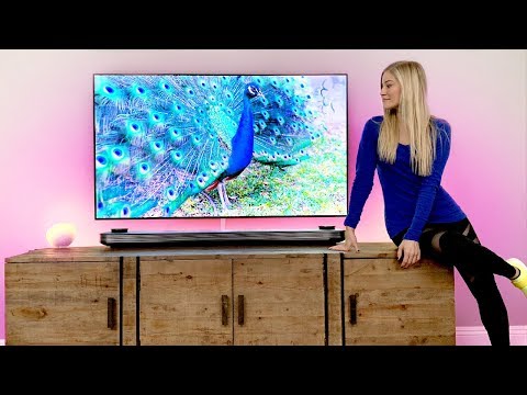 image-How thin is a wallpaper OLED TV screen?