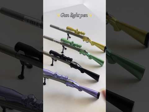 Unboxing Light Gun Pen🌷✨🎀🥰#schoolsupplies #stationery #shorts #pen #fancystationery #ak47shorts