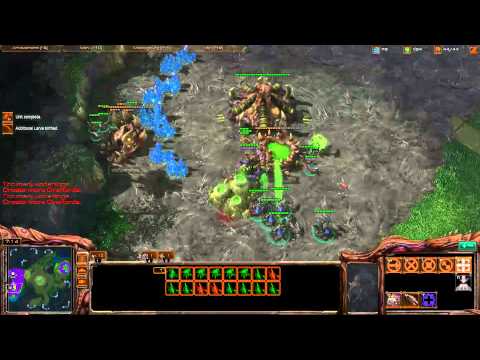 ROOTDestiny (Z) vs. vileSpanishiwa (Z) [Game 3] - Starcraft 2 Showmatch