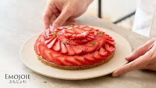 Super Easy Tart Dough | Strawberry Tart Recipe | ASMR Cooking