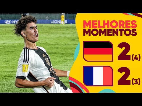 Gols e lances de Alemanha x França