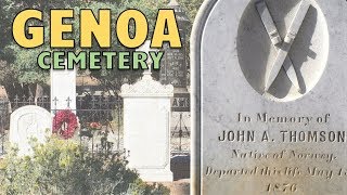 The Legend of Snowshoe Thompson - Exploring Genoa Cemetery, Nevada