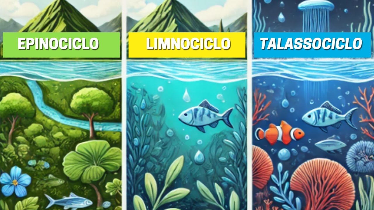 Biociclos: TALASSOCICLO LIMNOCICLO E EPINOCICLO | ANIMAÇÃO