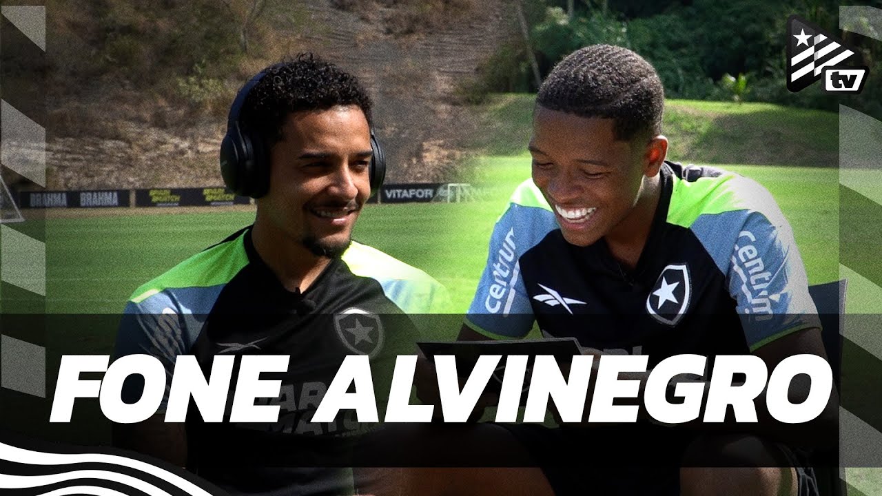 VÍDEO: Gregore e Yarlen participam de desafio Fone Alvinegro na Botafogo TV