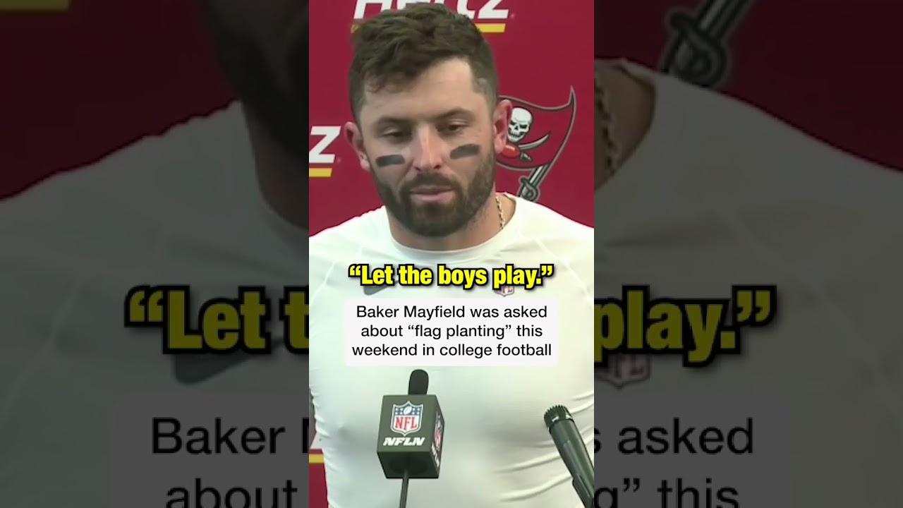 Baker says “college football is meant to have rivalries” #shorts