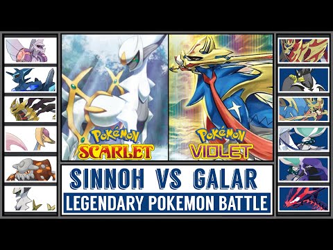 SINNOH LEGENDS vs GALAR LEGENDS | Legendary Pokémon Battle