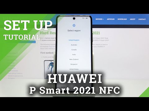 How to Set Up HUAWEI P Smart 2021 NFC – Initial Setup
