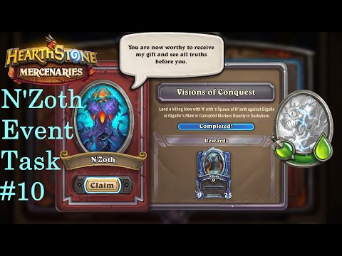 N'Zoth Event Task #10 : Visions of Conquest : Hearthstone Mercenaries