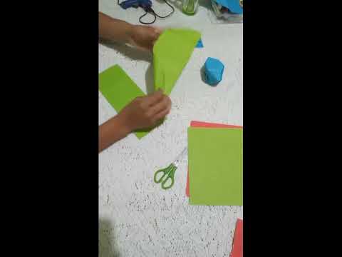 Tutorial de cómo hacer tulipanes de papel 💐