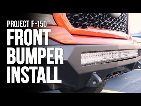 Replacing Ford F-150 Front Bumper with ADD Offroad Stealth Fighter Bumper