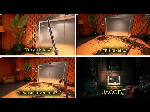 Why Jacob is the only smart character in Dead Island 2 - All Characters Reaction to Fake Elevator
