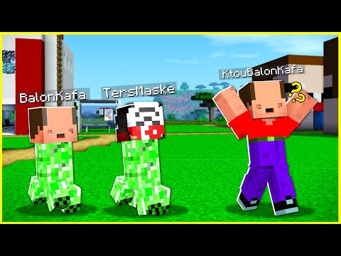 KÖTÜ BALON KAFA İKİZİ CREEPER İLE TROLLEDİM !! - BalonCraft #397 - Minecraft