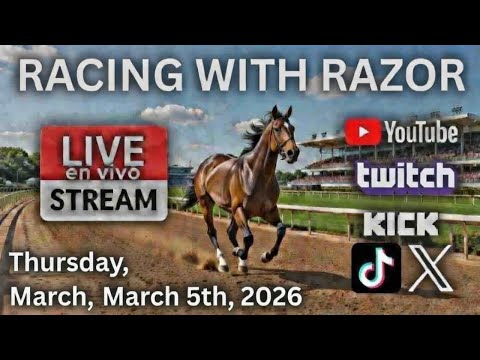 🔴LIVE Horse Racing | Aqueduct | Gulfstream Park | Parx | Oaklawn Park en vivo!