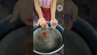 🫣 silk saree coloring | kota Doria pink saree #youtubeshorts #viralshort #tamilshorts