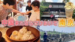 【日中夫婦】南京観光の1日｜中国文化を体験する｜中国南京老門東・中華門｜中国旅行｜無形文化遺産｜带日本表弟游老门东 中国文化让他难忘