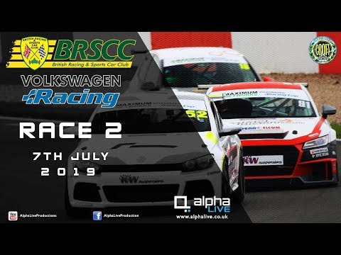 2019 BRSCC TCR UK/ TCT Weekend @ Croft - VW Racing Cup Race 2 (LIVE)
