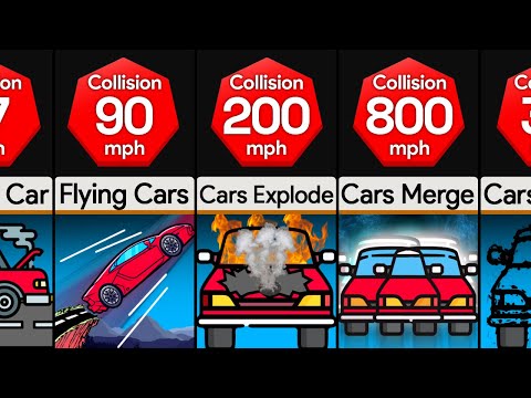 Comparison: Car Crash At Different Speeds