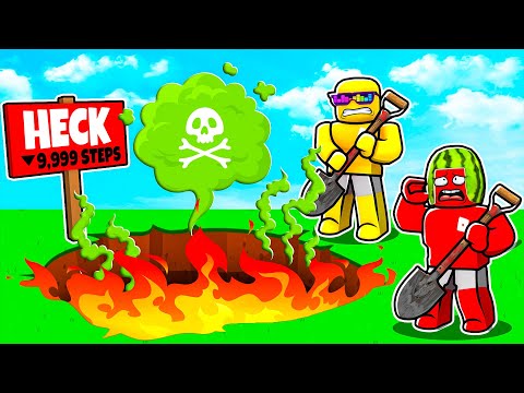 Digging To HECK In ROBLOX