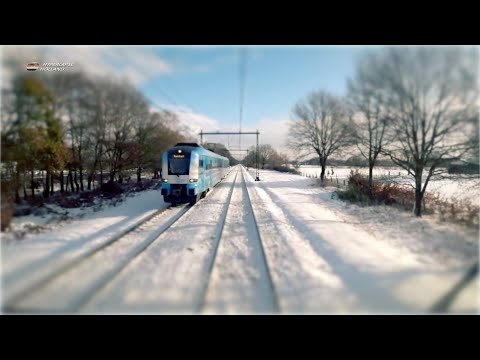 Snow! Schnee! Sneeuw! HYPERLAPSE HOLLAND Amersfoort - Deventer