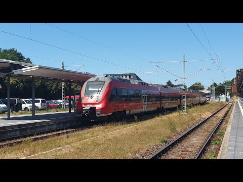 S-Bahn Rostock|Mitfahrt in der BR442 auf der S1 von Warnemünde bis Rostock HBF
