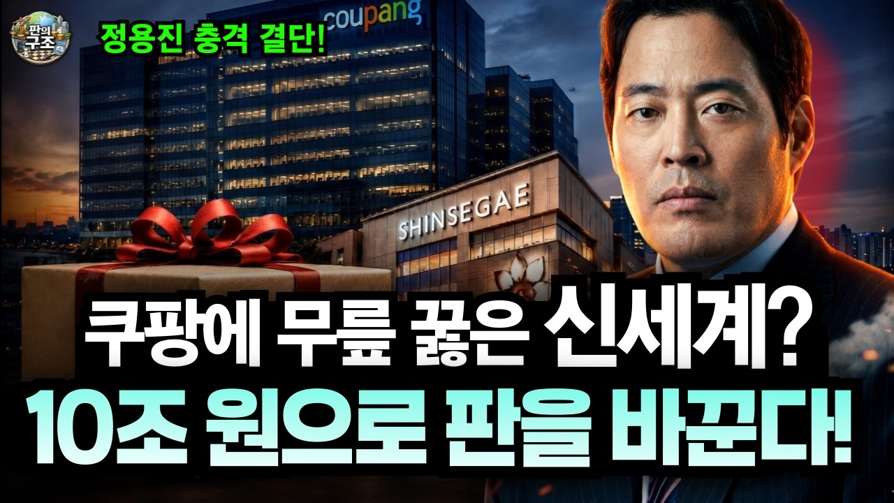 쿠팡에 무릎 꿇은 신세계?, 정용진 충격 결단, 10조원 승부수!