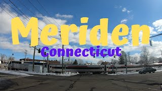 Meriden Connecticut  Drive thru  4K Travel video