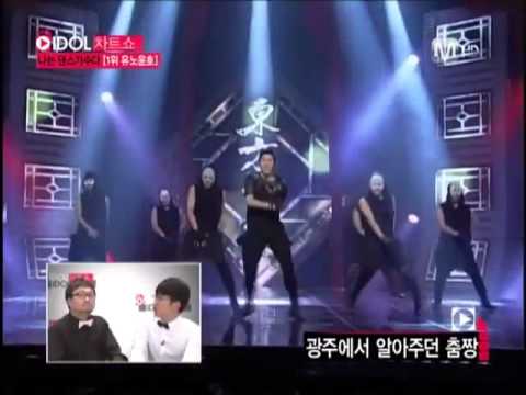 110601 Mnet Idol Chart 'The Best Dancing Idol Star' - Yunho ranked #1