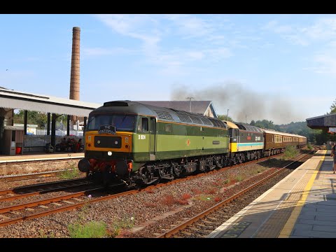 47810 & 47712 pass Totnes on Cornish Riviera Statesman   31/07/24