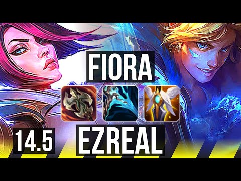 FIORA & Karma vs EZREAL & Senna (ADC) | 1200+ games, Legendary | EUW Grandmaster | 14.5