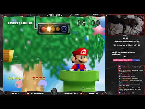 COVID19 SF3 Losers Quarters - eL maN (Yoshi) Vs. Kimimaru (Mario) Super Smash Bros - SSB64