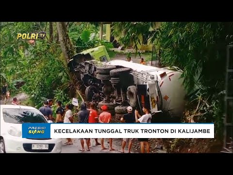 KECELAKAAN TRUK TRONTON TERJADI LAGI DI KALIJAMBE PURWOREJO