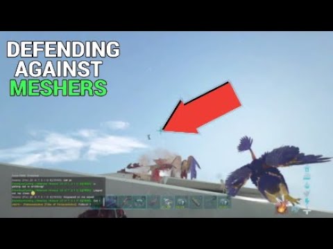 DEFENDING AGAINST THE TRIBE THAT MESHED US | Ark official PvP | Small Tribes
