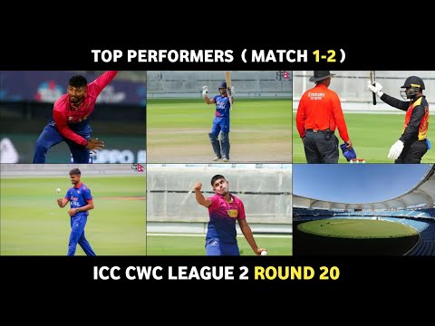 Key Performers Of Day 1 & 2 | ICC CWC League 2 Round 20 | UAE vs NEP vs PNG | Daily Cricket