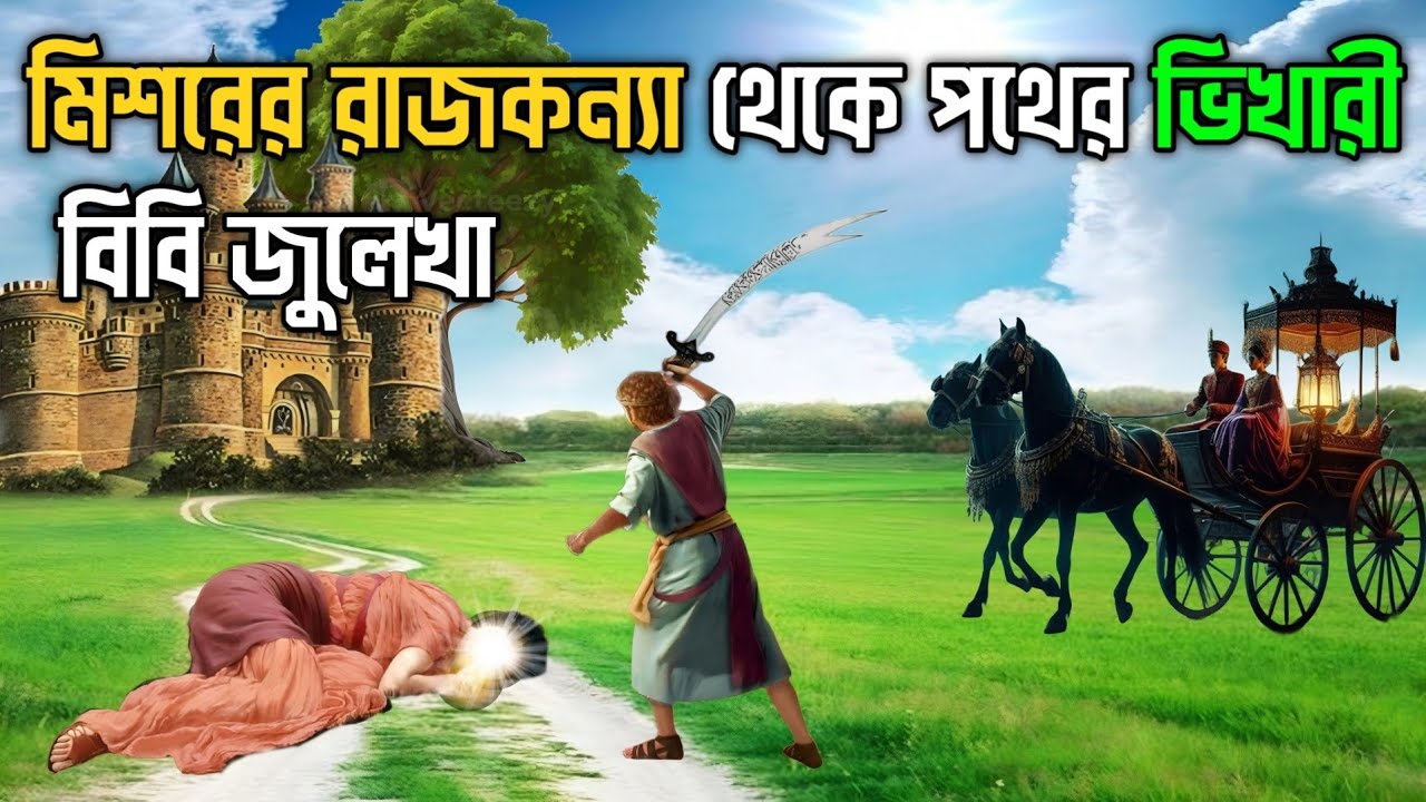 জুলেখা মিশরের রাজকুমারী থেকে যেভাবে পথের ভিখারী হয়েছিলো || ইউসুফ নবী ও জুলেখার কাহিনী || Youauf AS