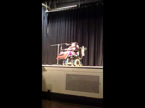 Me singing All of Me at the WHS talent show
