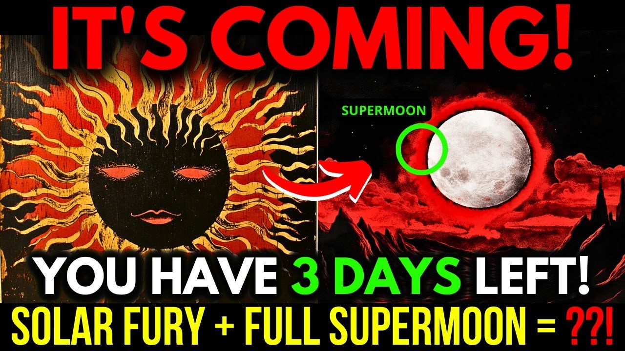 CAUTION! CRAZY Solar Activity is going to PEAK during a Full Supermoon!