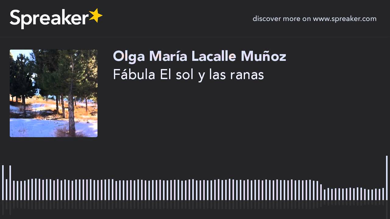 Fábula El sol y las ranas