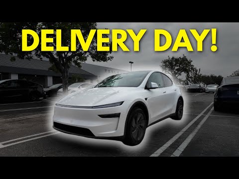 2026 Tesla Model Y DELIVERY DAY! (didn't expect to come with THIS)