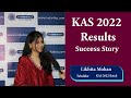 KAS Results 2022 - Success Story - Likhita Mohan