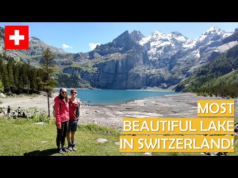 INCREDIBLE LAKE IN SWITZERLAND - Oeschinensee Panorama Trail
