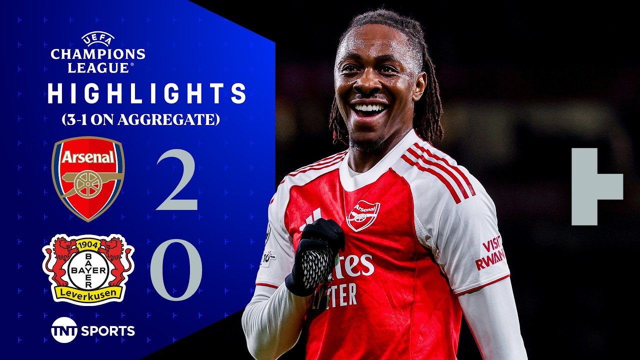 Eze Wonder Goal! 🤯 | Arsenal 2-0 Bayer Leverkusen ( 3-1 AGG) | UEFA Champions League Highlights - YouTube