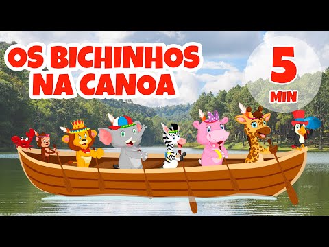 Os Bichinhos na Canoa - Giramille 5 min | Desenho Animado Musical