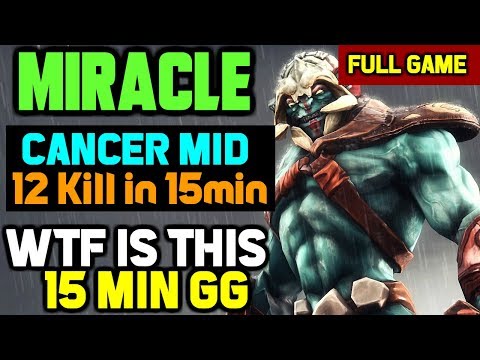 OMG Miracle Crazy Huskar Spammer Destryoing High MMR Games in 15 minutes