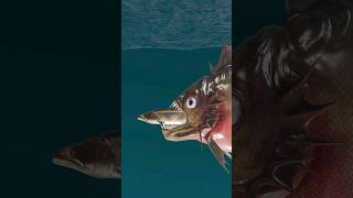 Fish Eat Fish | Bull Trout Sea Monster Vs The Bloop Sea Monster