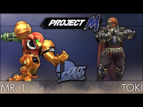 QUT Smash 4 Project M  - LF - Toki (Random) vs Mr. L (Samus)