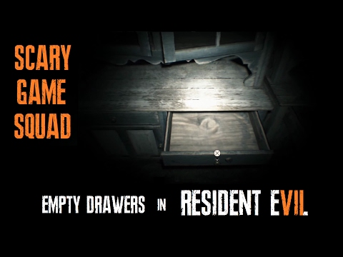Empty Drawers in Resident Evil VII - Scary Game Squad