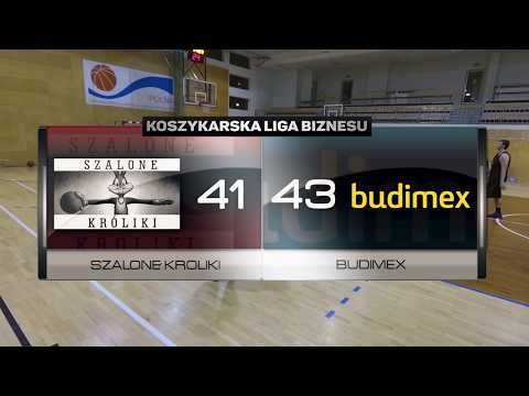Budimex vs Szalone Króliki - XIV kolejka - III Liga Warszawa - Koszykarska Liga Biznesu